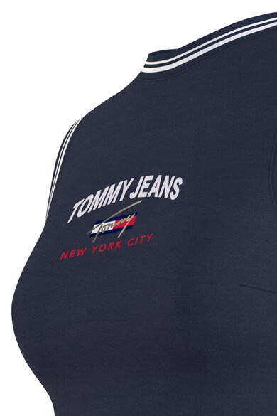 Tommy Jeans Rochie fara maneci cu imprimeu logo Signature Femei