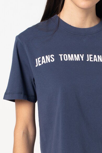 Tommy Jeans Tricou crop din bumbac organic Femei