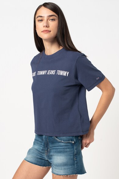 Tommy Jeans Tricou crop din bumbac organic Femei