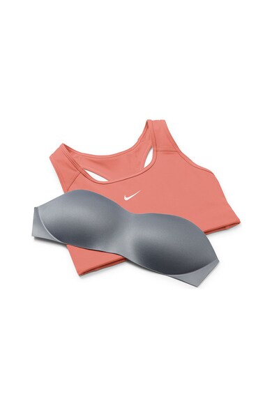 Nike Bustiera cu burete si tehnologie Dri-fit pentru antrenament Swoosh Femei