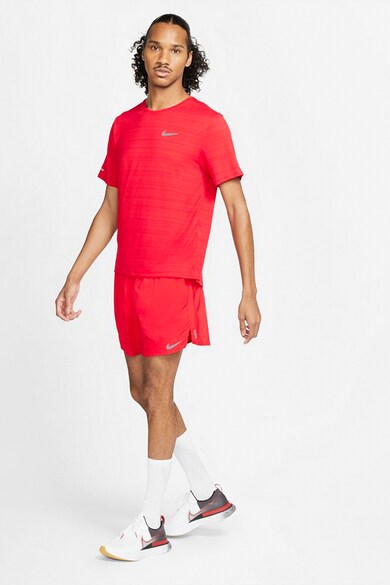 Nike Тениска за бягане Miler с овално деколте и Dri-FIT Мъже