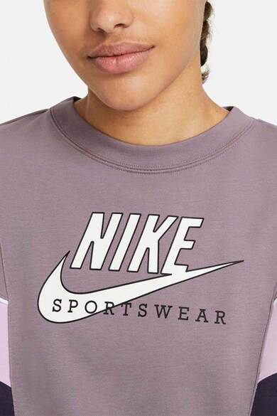 Nike Bluza sport cu decolteu la baza gatului Heritage Femei