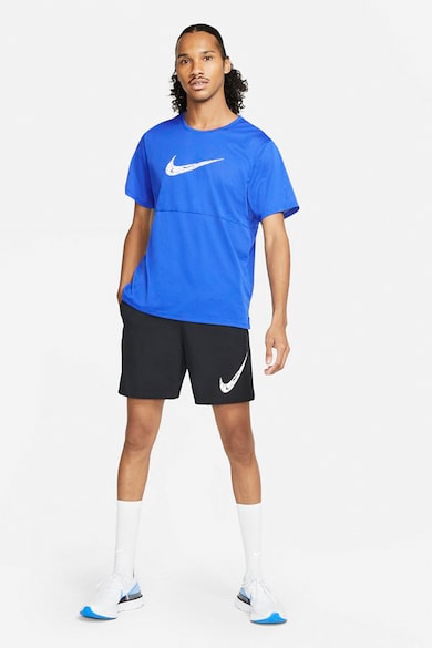 Nike Tricou cu tehnologie Dri-Fit si logo pentru alergare Breathe Barbati