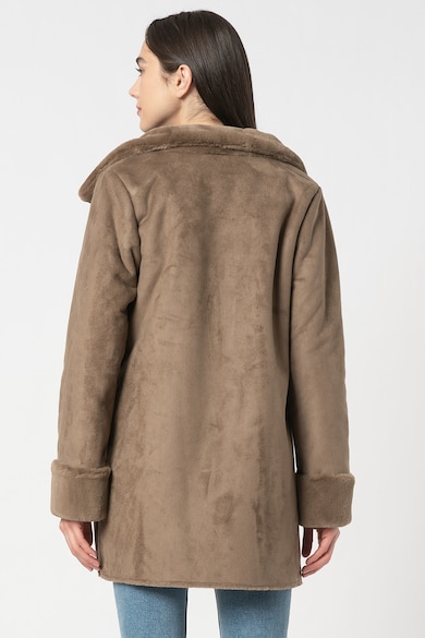 FEDERICA COSTA Birkabőr hatású kabát zsebekkel női