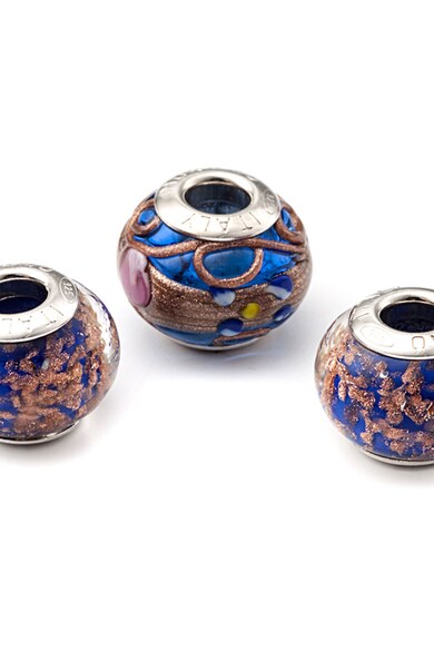 Valentina Beads Set de talismane de argint si sticla murano - 3 piese Femei