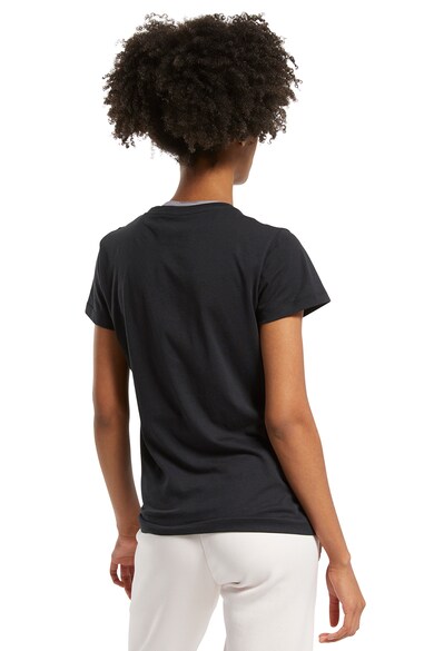 Reebok Tricou slim fit cu imprimeu logo, pentru fitness Essentials Femei