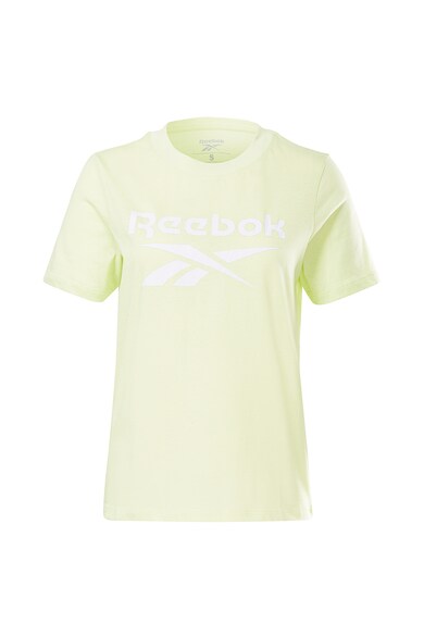 Reebok Tricou crop cu imprimeu logo supradimensionat Identity Femei