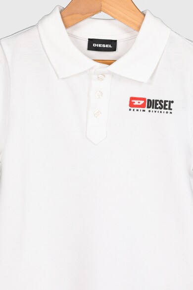 Diesel Tricou polo din bumbac cu logo pe piept Baieti