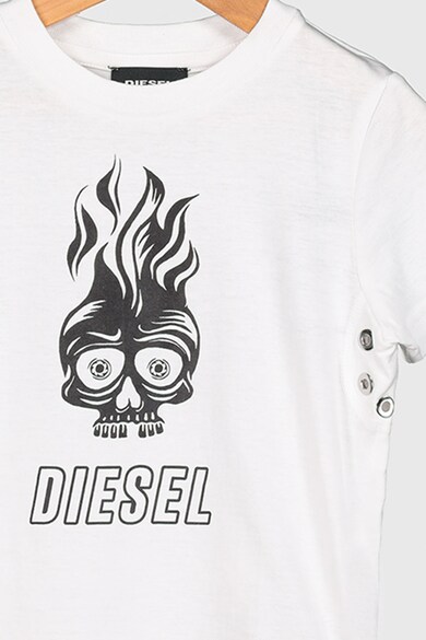 Diesel Tricou de bumbac cu imprimeu Fete