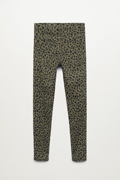 Mango Pantaloni skinny cu animal print Scarlet Fete