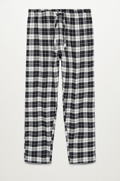Mango Pijama de bumbac cu pantaloni lungi Noe Barbati
