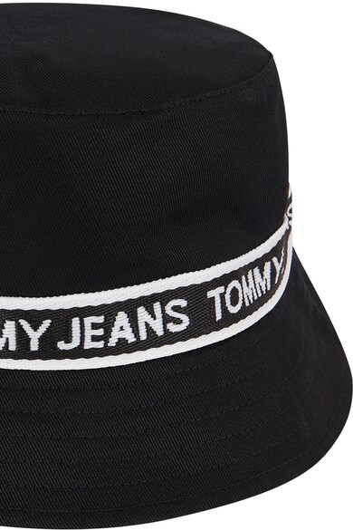 Tommy Jeans Palarie bucket de bumbac organic cu banda logo Femei