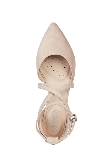 Geox Pantofi d'Orsay respirabili din piele intoarsa cu bareta pe glezna Femei