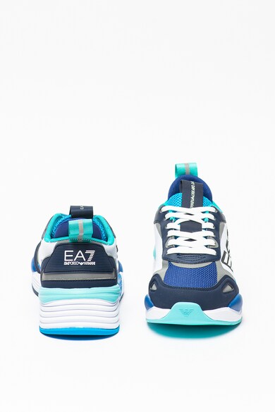 EA7 Pantofi sport de plasa cu garnituri de piele ecologica Femei