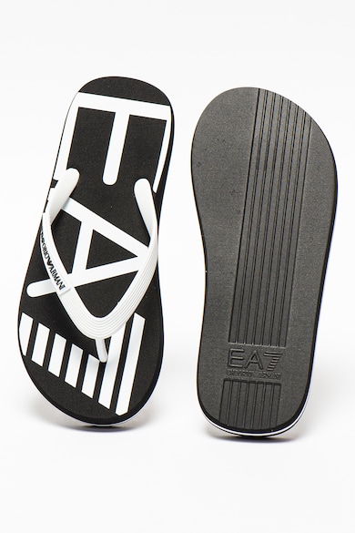 EA7 Papuci flip-flop unisex cu imprimeu logo Femei