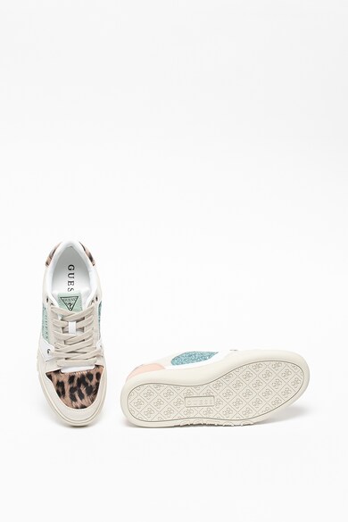 GUESS Pantofi sport din piele ecologica cu model colorblock Julien Femei