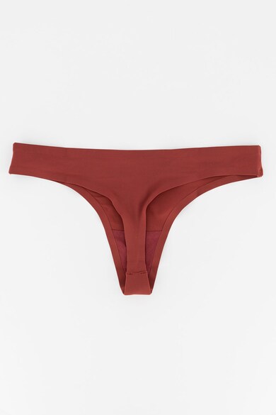 Emporio Armani Underwear Chiloti tanga fara cusaturi, cu imprimeu logo Femei