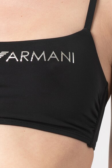 Emporio Armani Underwear Costum de baie cu doua piese si logo Femei