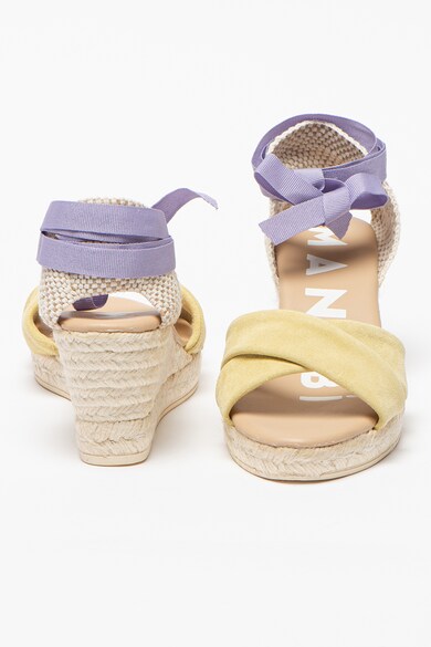 Manebi Sandale tip espadrile wedge Femei