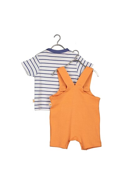 Blue Seven Set de salopeta de bumbac cu tricou Baieti