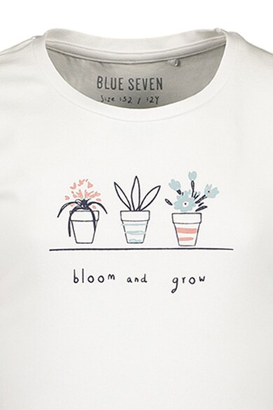 Blue Seven Tricou cu imprimeu text Fete