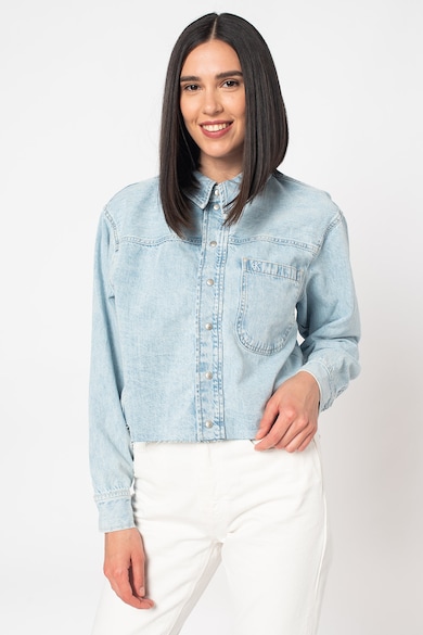 CALVIN KLEIN JEANS Jacheta de denim cu model crop Femei