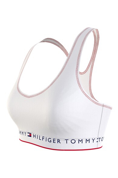 Tommy Hilfiger Bustiera de bumbac organic cu banda logo Femei