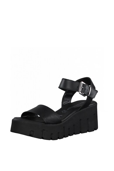 Tamaris Sandale wedge de piele Femei