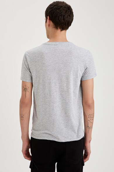 DeFacto Tricou slim fit cu imprimeu Barbati