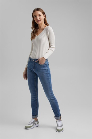 Esprit Blugi slim fit cu talie medie Femei