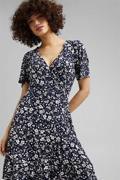 Esprit Rochie petrecuta cu imprimeu floral Femei