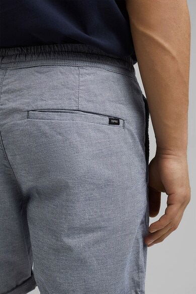 Esprit Pantaloni scurti din amestec de bumbac organic cu banda elastica in talie Barbati