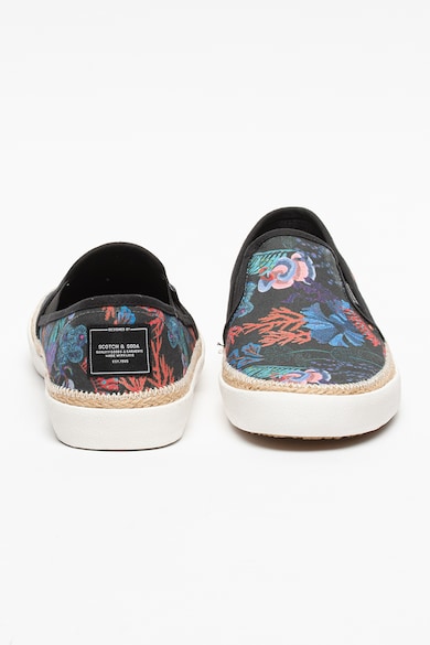 Scotch & Soda Pantofi sport slip-on cu imprimeu tropical Izomi Barbati