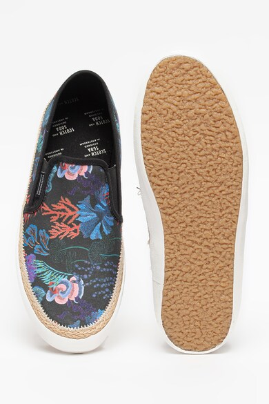 Scotch & Soda Pantofi sport slip-on cu imprimeu tropical Izomi Barbati