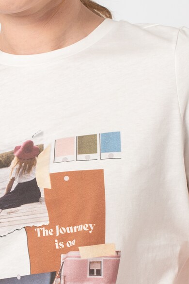 Vero Moda Tricou de bumbac organic cu imprimeu Mya Femei