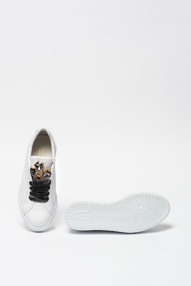 Tosca Blu Pantofi sport de piele cu aplicatii supradimensionate de strasuri Agata Femei