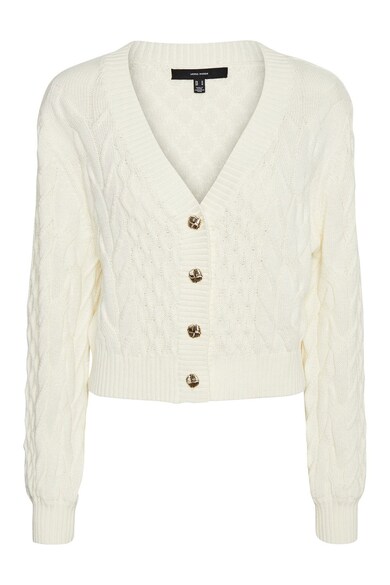 Vero Moda Cardigan crop din amestec de bumbac organic Femei