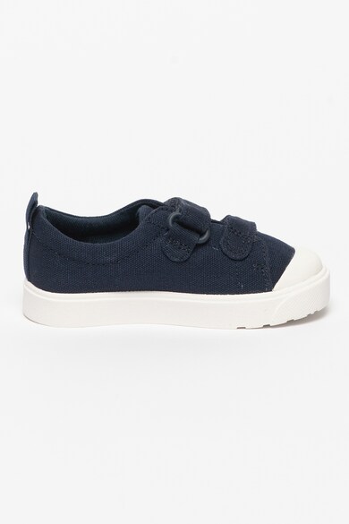 Clarks Tenisi de panza cu benzi velcro City Bright Baieti