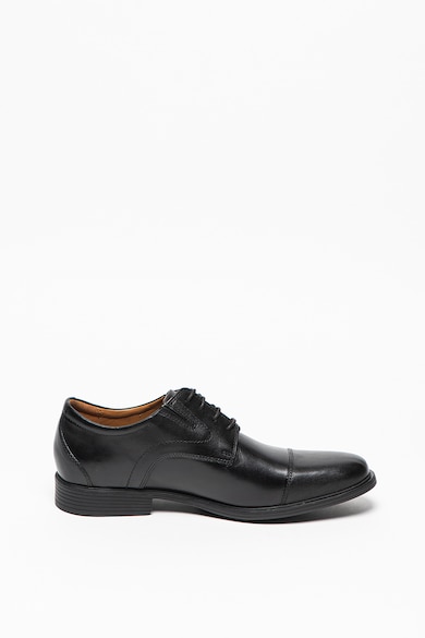 Clarks Pantofi derby de piele cu aplicatie cap-toe Whiddon Cap Barbati