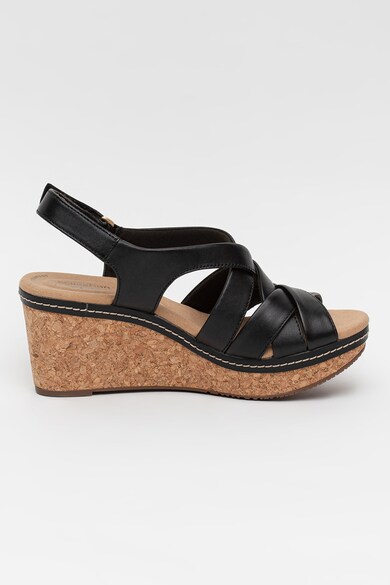 Clarks Sandale wedge de piele Annadel Reyna Femei