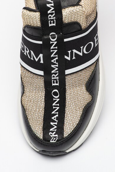 Ermanno Scervino Pantofi sport slip-on cu garnituri cu model logo Femei
