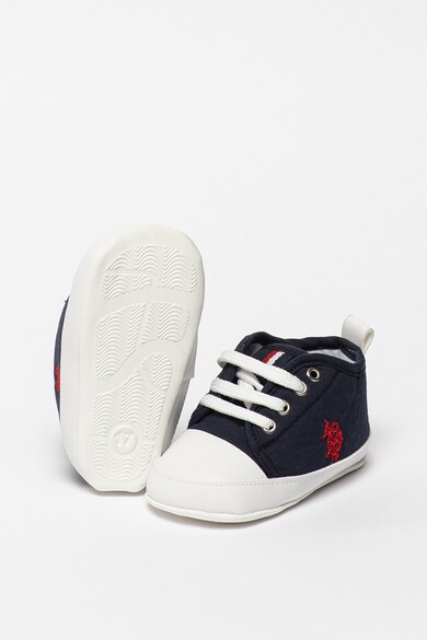 U.S. Polo Assn. Pantofi sport de piele ecologica si material textil Micky Fete