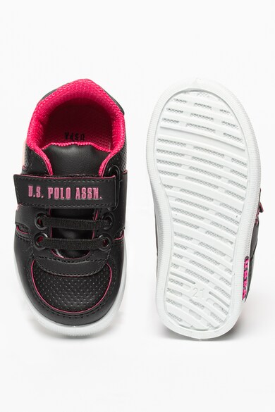 U.S. Polo Assn. Pantofi sport de piele ecologica Cameron Fete