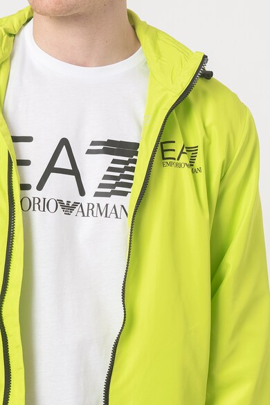 EA7 Jacheta cu imprimeu logo supradimensionat pe partea din spate Barbati