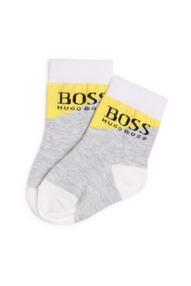 Boss Hugo Boss Set de sosete cu model colorblock -2 perechi Baieti