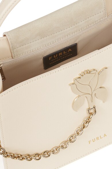 Furla Кожена чанта Tuberosa с верижка Жени