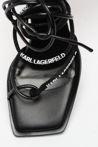 Karl Lagerfeld Sandale cu bareta separatoare si imprimeu logo Panache Femei