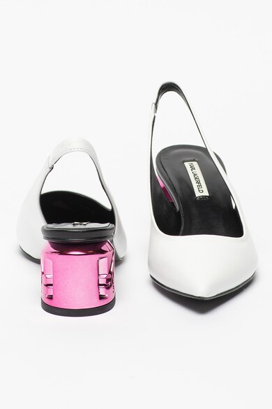 Karl Lagerfeld Pantofi slingback de piele K-Blok Femei