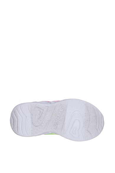 Skechers Pantofi sport cu velcro S Lights: Heart Lights - Love Spark Fete