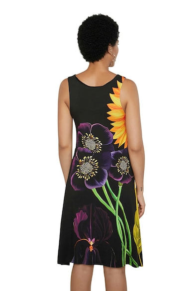 DESIGUAL Rochie fara maneci cu imprimeu floral Femei